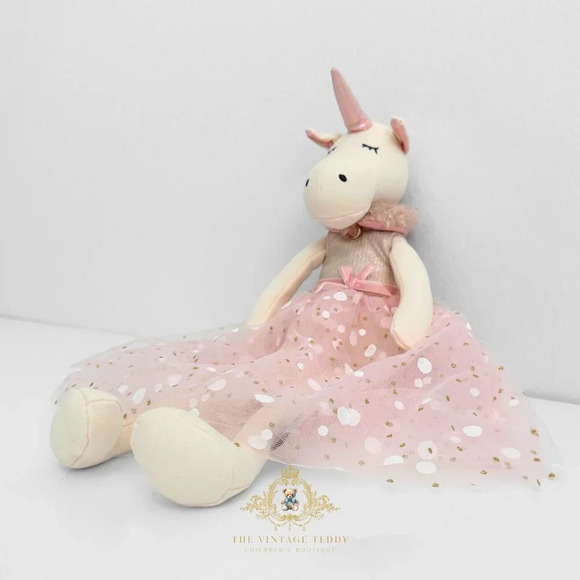 NWT Pretty Girls Princess Ballerina Dolly Plush Toy Handmade Unicorn Cute Toys - Picture 2 of 3